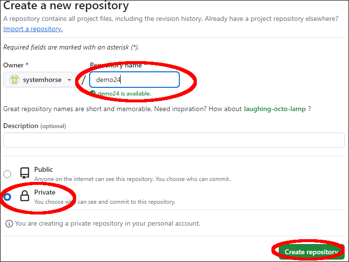 Create repository